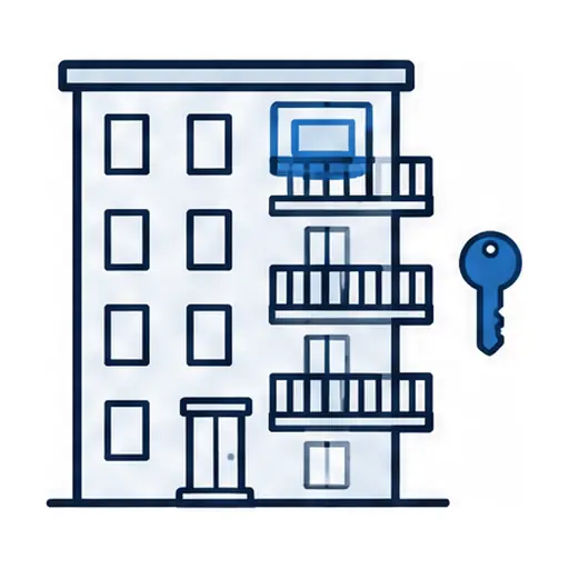 Schematic icon: Apartment TV Mounting
