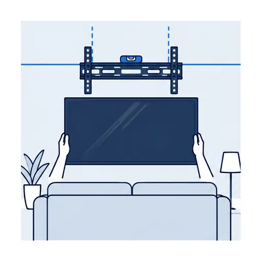 Illustration: step 3 — Studs, height, level